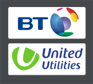 Customer badges - BT, United Utilities